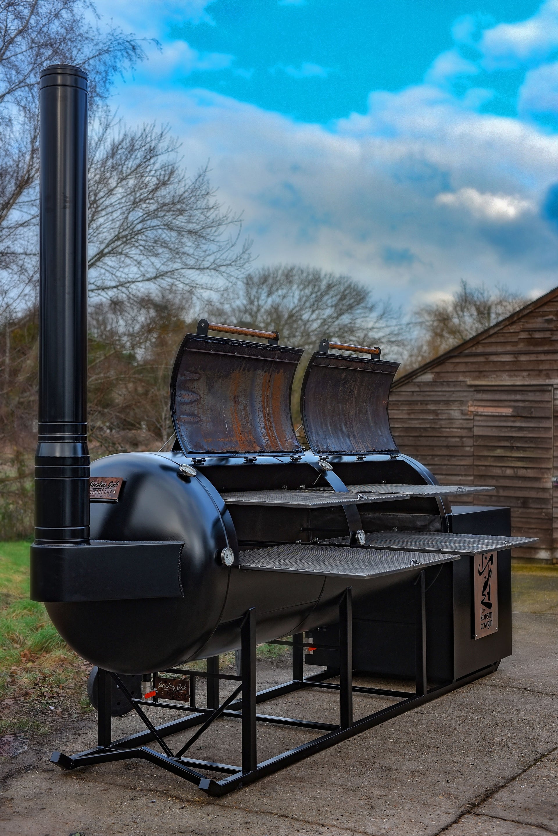500 Gallon Offset Smoker – Smokey Oak Barbecue
