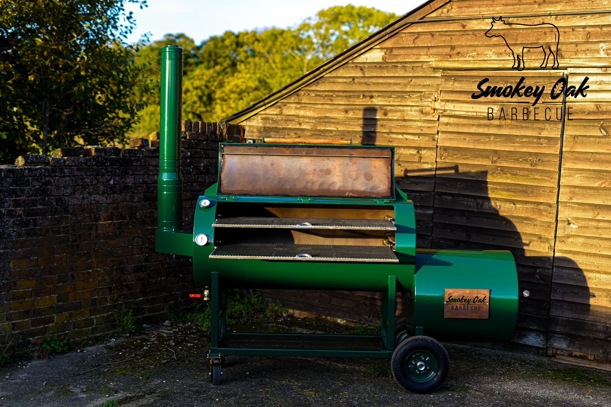 500 Gallon Offset Smoker – Smokey Oak Barbecue